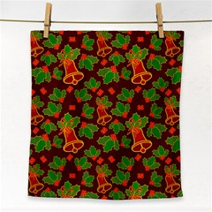 Illustration Xmas Christmas Pattern Face Towel