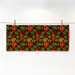 Illustration Xmas Christmas Pattern Hand Towel Front