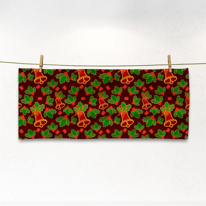 Illustration Xmas Christmas Pattern Hand Towel