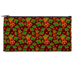 Illustration Xmas Christmas Pattern Pencil Case