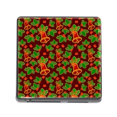 Illustration Xmas Christmas Pattern Memory Card Reader (square 5 Slot) by danenraven