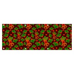 Illustration Xmas Christmas Pattern Banner And Sign 8  X 3 