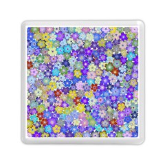 Illustration Background Flower Pattern Floral Memory Card Reader (square) by danenraven