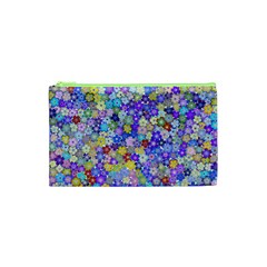 Illustration Background Flower Pattern Floral Cosmetic Bag (xs) by danenraven