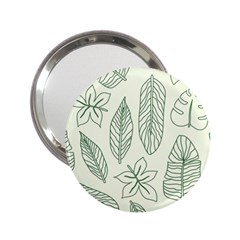 Banana Leaves Draw  2 25  Handbag Mirrors by ConteMonfrey