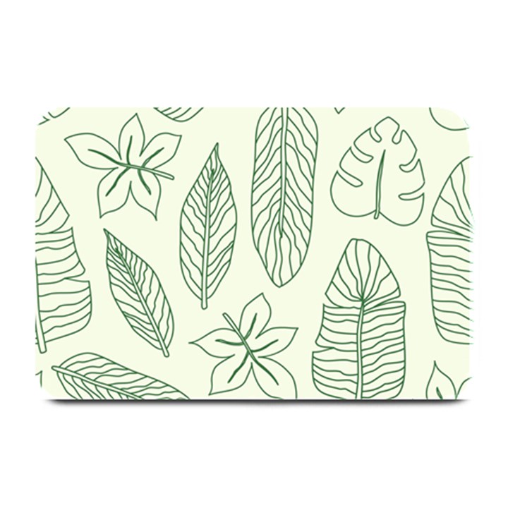 Banana Leaves Draw  Plate Mats