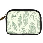 Banana Leaves Draw  Digital Camera Leather Case Front