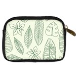 Banana Leaves Draw  Digital Camera Leather Case Back