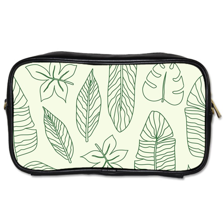 Banana Leaves Draw  Toiletries Bag (One Side)