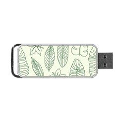 Banana Leaves Draw  Portable Usb Flash (one Side) by ConteMonfrey