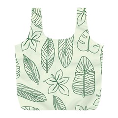 Banana Leaves Draw  Full Print Recycle Bag (l) by ConteMonfrey