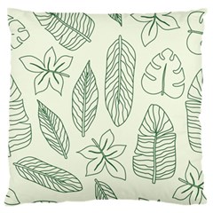 Banana Leaves Draw  Standard Flano Cushion Case (one Side) by ConteMonfrey