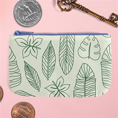 Banana Leaves Draw  Large Coin Purse by ConteMonfrey