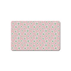 Pink Spring Blossom Magnet (name Card) by ConteMonfrey