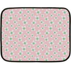 Pink Spring Blossom Double Sided Fleece Blanket (mini)  by ConteMonfrey