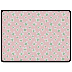 Pink Spring Blossom Double Sided Fleece Blanket (large)  by ConteMonfrey