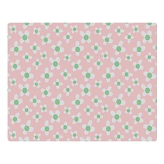 Pink Spring Blossom Double Sided Flano Blanket (large)  by ConteMonfrey