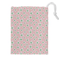 Pink Spring Blossom Drawstring Pouch (5xl) by ConteMonfrey