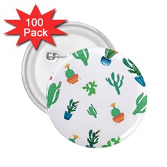 Among Succulents And Cactus  2 25  Buttons (100 Pack)  by ConteMonfrey