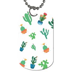 Among Succulents And Cactus  Dog Tag (two Sides) by ConteMonfrey