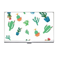 Among Succulents And Cactus  Business Card Holder by ConteMonfrey