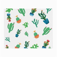 Among Succulents And Cactus  Small Glasses Cloth (2 Sides) by ConteMonfrey