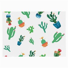 Among Succulents And Cactus  Large Glasses Cloth (2 Sides) by ConteMonfrey