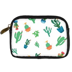 Among Succulents And Cactus  Digital Camera Leather Case by ConteMonfrey