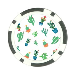 Among Succulents And Cactus  Poker Chip Card Guard (10 Pack) by ConteMonfrey