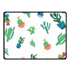 Among Succulents And Cactus  Fleece Blanket (small) by ConteMonfrey