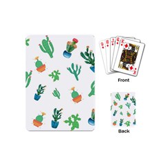 Among Succulents And Cactus  Playing Cards Single Design (mini) by ConteMonfrey