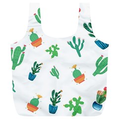 Among Succulents And Cactus  Full Print Recycle Bag (xl) by ConteMonfrey