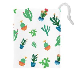 Among Succulents And Cactus  Drawstring Pouch (4xl) by ConteMonfrey