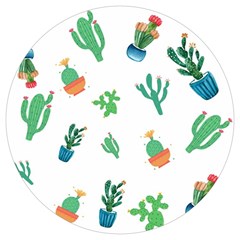 Among Succulents And Cactus  Round Trivet by ConteMonfrey