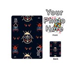 Floral-bugs-seamless-pattern Playing Cards 54 Designs (Mini) Front - Spade5