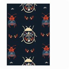 Floral-bugs-seamless-pattern Small Garden Flag (two Sides)