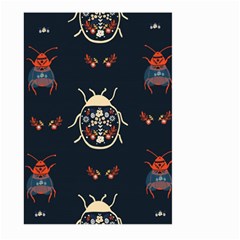 Floral-bugs-seamless-pattern Large Garden Flag (two Sides)