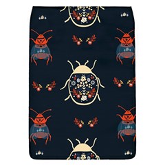 Floral-bugs-seamless-pattern Removable Flap Cover (l)