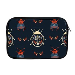 Floral-bugs-seamless-pattern Apple Macbook Pro 17  Zipper Case