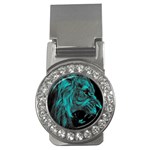 Angry Male Lion Predator Carnivore Money Clips (CZ)  Front