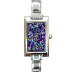 Background-christmas-star-advent Rectangle Italian Charm Watch