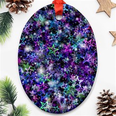 Background-christmas-star-advent Ornament (oval) by Jancukart