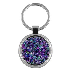 Background-christmas-star-advent Key Chain (round)