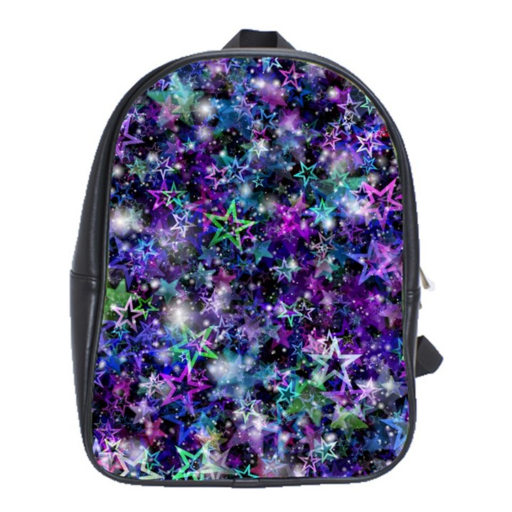 Background-christmas-star-advent School Bag (XL)