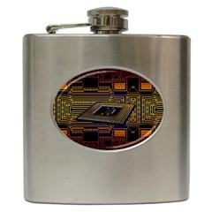 Processor-cpu-board-circuits Hip Flask (6 Oz)