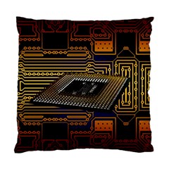 Processor-cpu-board-circuits Standard Cushion Case (one Side) by Jancukart