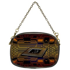 Processor-cpu-board-circuits Chain Purse (two Sides)