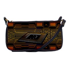 Processor-cpu-board-circuits Shoulder Clutch Bag