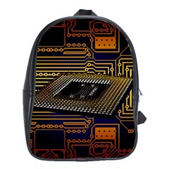 Processor-cpu-board-circuits School Bag (xl)