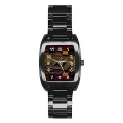 Processor-cpu-board-circuits Stainless Steel Barrel Watch